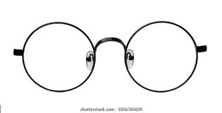 Oversized Round Frame Retro Glasses
