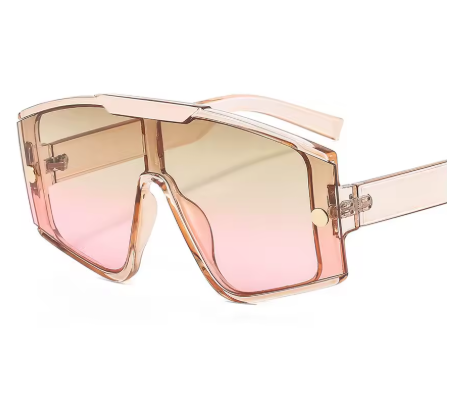Pink Oversized Aviator Frame